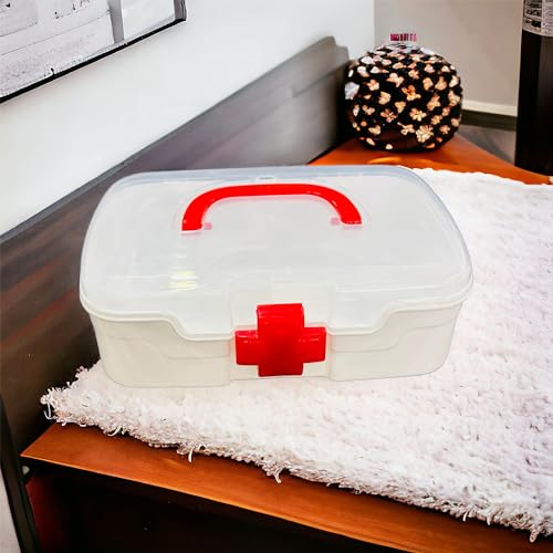Primelife Medico Small First Aid Box, White, Plastic, Rectangular - Image 4