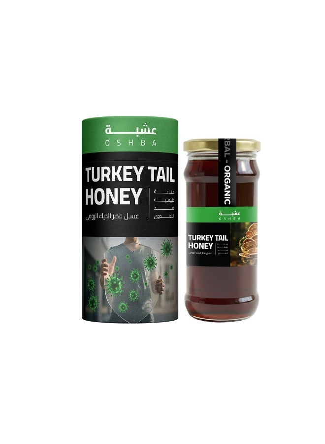 Oshba Title: Turkey Tail Mushroom Honey – The Ultimate Support for Immunity & Gut Health - Image 1