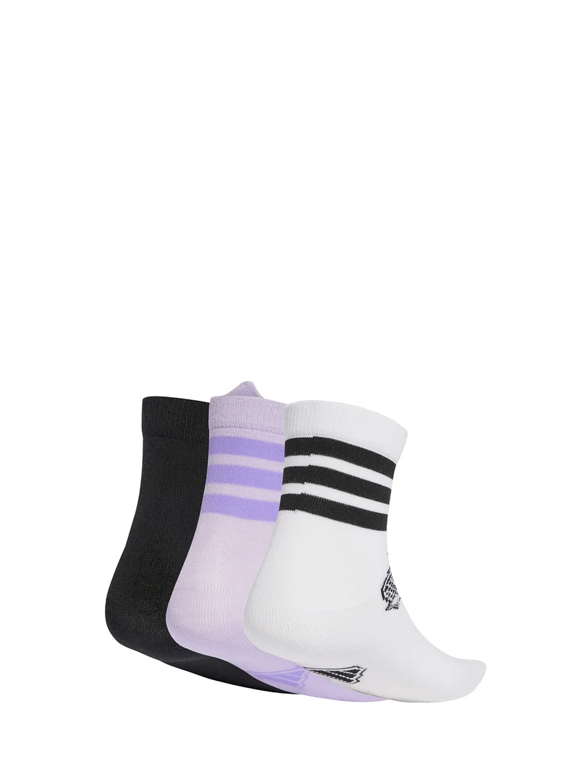 اديداس Kids 3 Pack Bubbles Socks