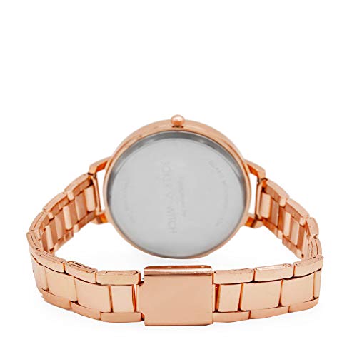 Joker & Witch Women Sleek 38mm White Dial 12mm Rose Gold Stainless Steel Watch - Image 3