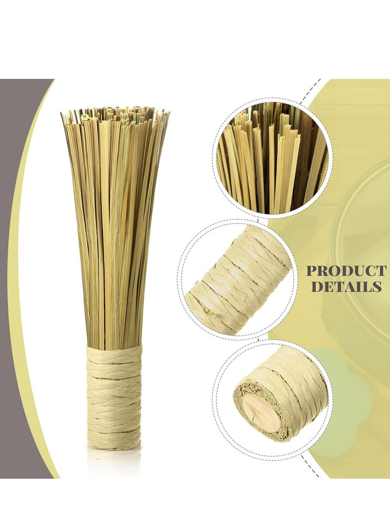 Oasisgalore 4 Pack 12 Inches Wok Brush Kitchen Cleaning Whisk Bamboo Scrub Brush Pot Dish Pan Brush - Image 3