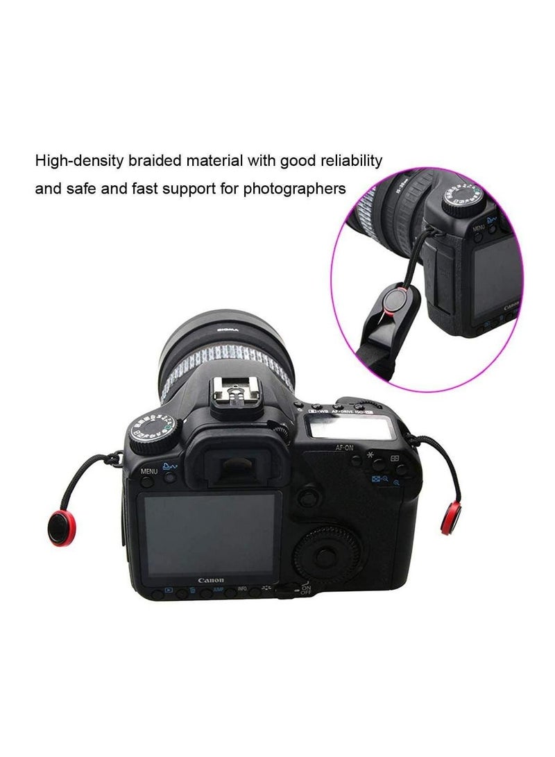 Camera Shoulder Neck Strap Leash Camera Strap Black  - Image 4