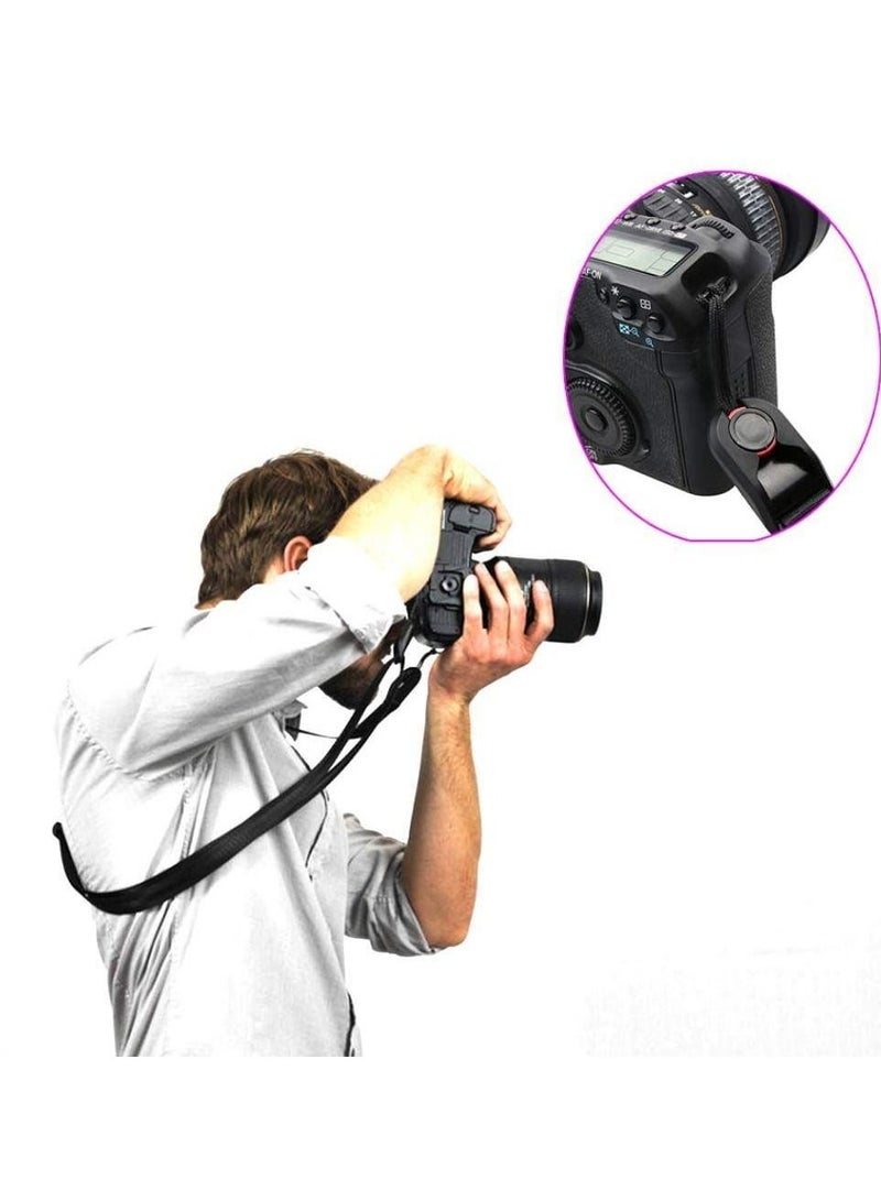 Camera Shoulder Neck Strap Leash Camera Strap Black  - Image 5