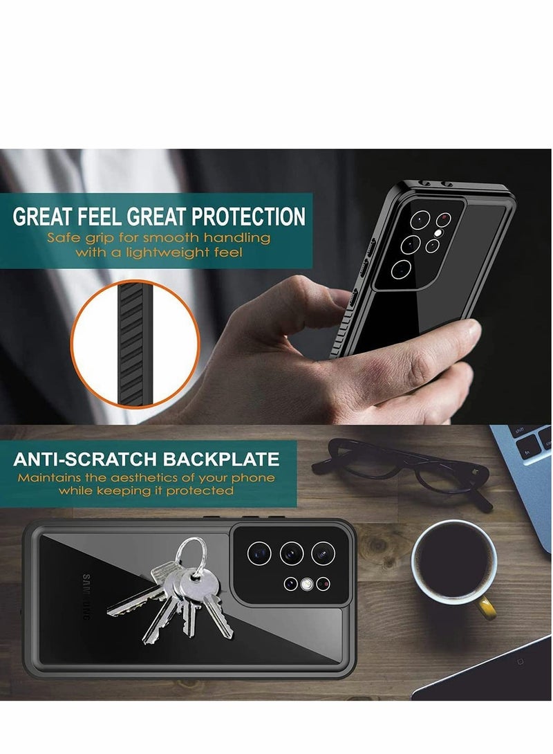 Case for Samsung S21 Ultra Waterproof Shockproof with Builtin Screen Protector 360 Full Body Heavy Protective Rugged Galaxy 6.8 inch