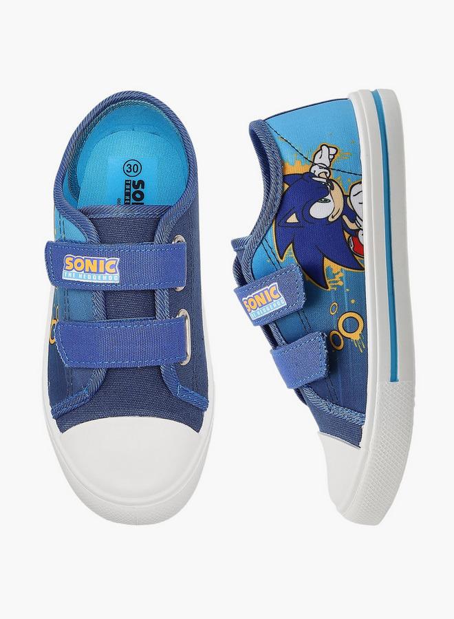 SONIC Boys Hook & Loop Ankle Sneakers - Image 1