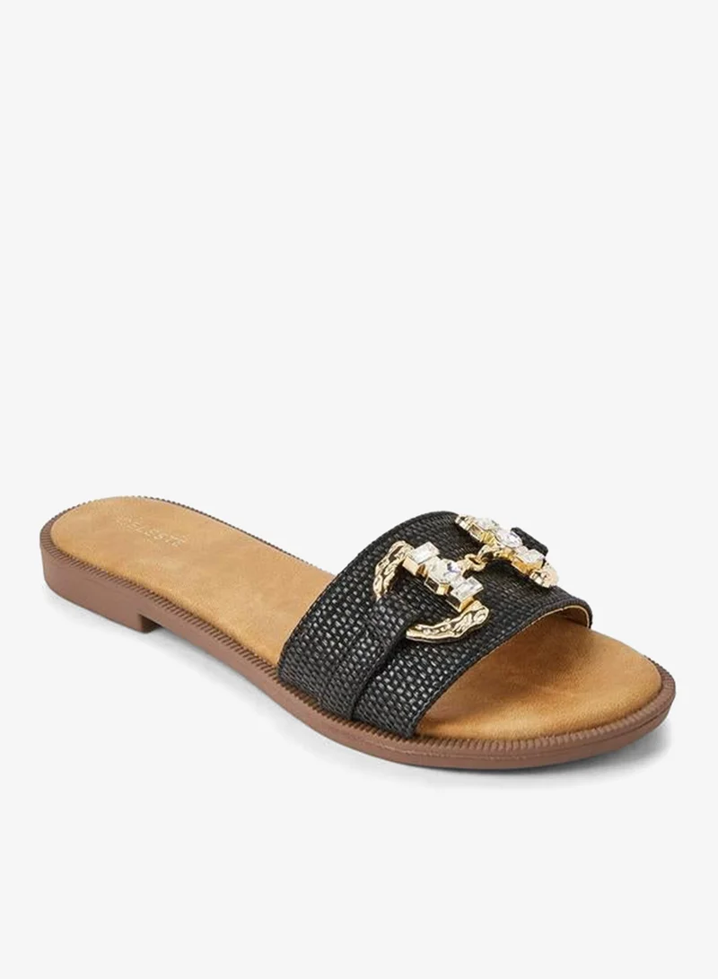 Celeste Women Embellished Flat Sandals
