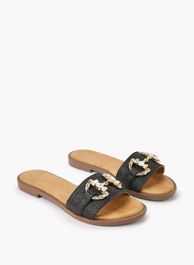 Women Embellished Flat Sandals