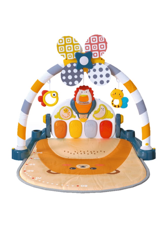 كونجي كيدز Baby Play Gym Mat with Piano & Lights | Infant Activity Mat with Music, Rattles & Hanging Toys | Sensory Development Gym for Newborns & Toddlers 0+ Months bear - Image 1
