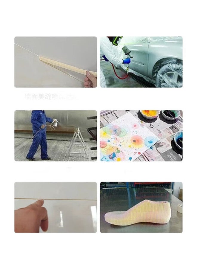 3M 3M Masking Tape For Art, Decoration, Painting Protection, Seamless Tape, Color Separation, 244 Yellow, 20Mm*50M*0.08Mm - Image 1