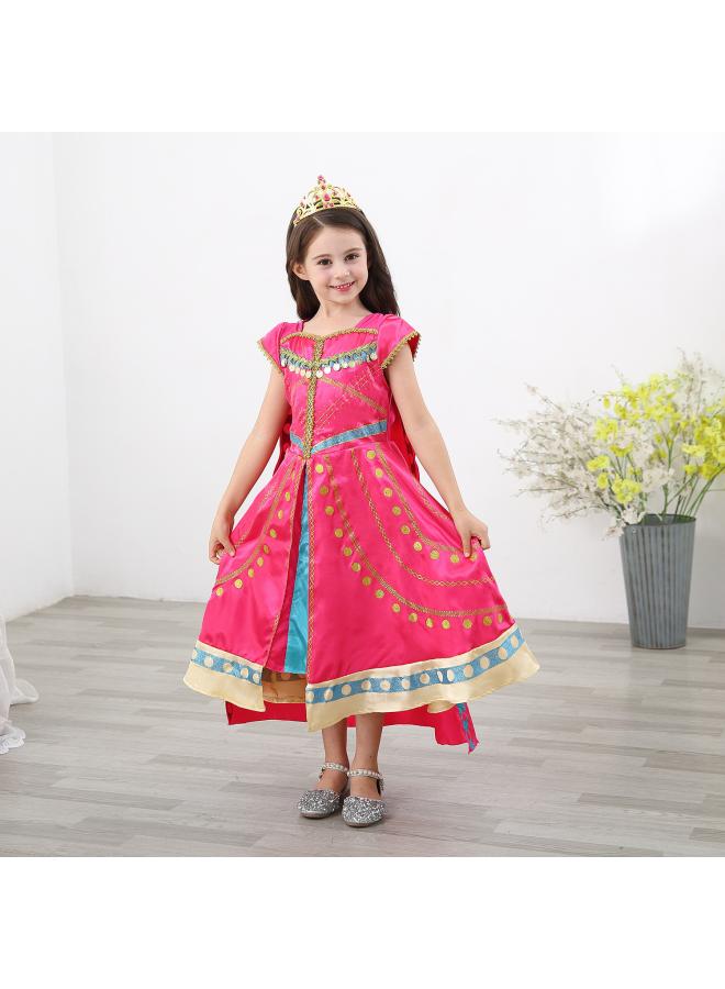 Aladdin Magic Lamp Princess Jasmine Dress Children's Clothing Cosplay Clothing