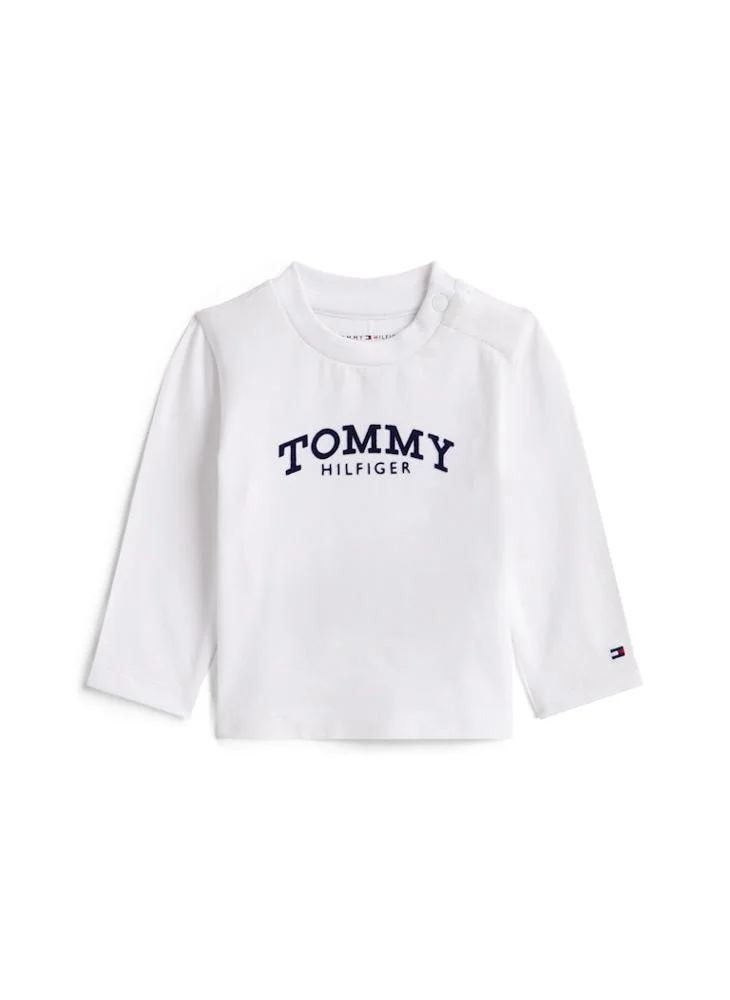 TOMMY HILFIGER Kids Logo Crew Neck T-Shirt
