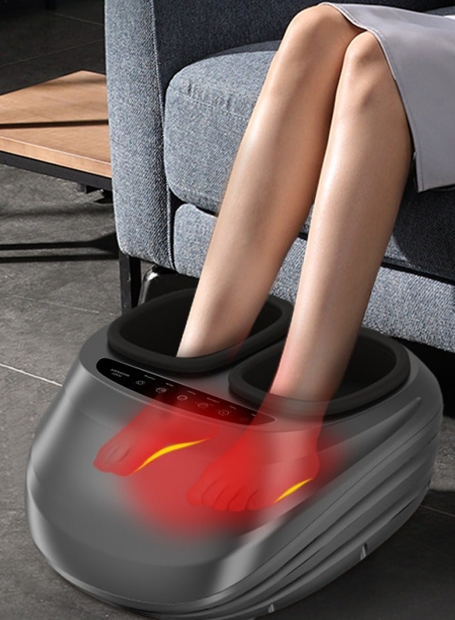 GGEROU Foot Massager Machine with Heat , Shiatsu Deep Kneading Foot Massager for Plantar Fasciitis, 3 Heat Levels - Image 1