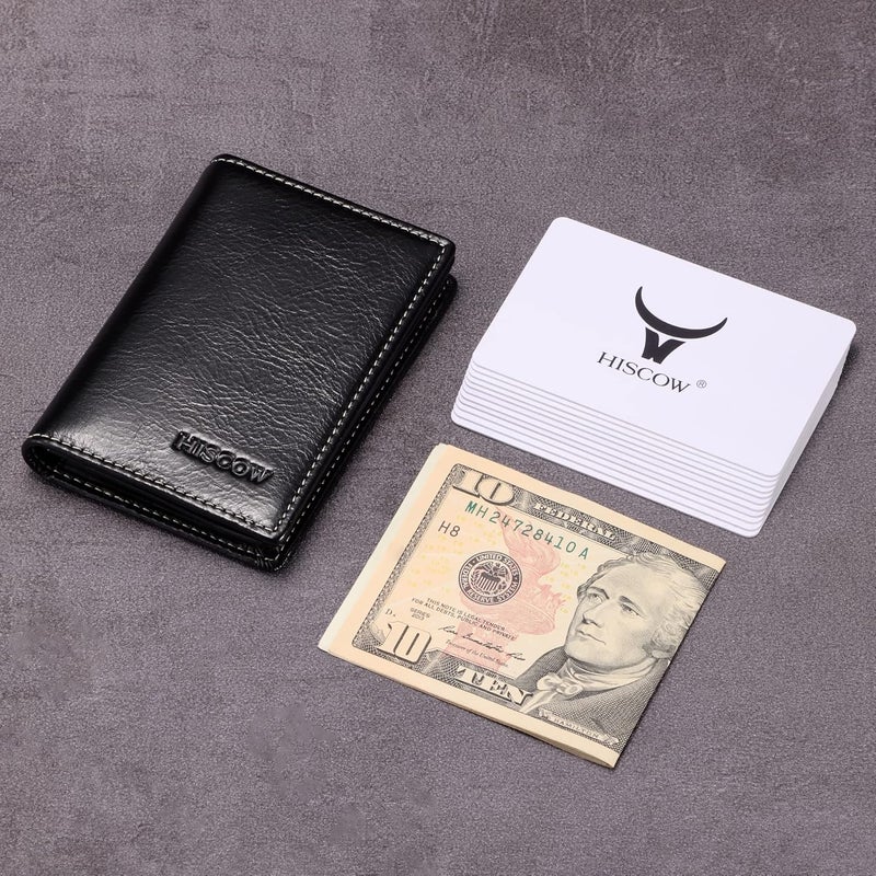 HISCOW Leather Business Card Case Holder for Men & Women, Italian Calfskin - Image 3