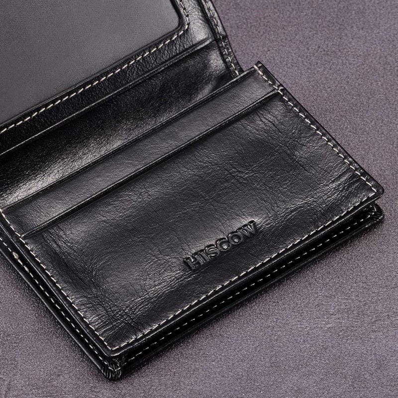 HISCOW Leather Business Card Case Holder for Men & Women, Italian Calfskin - Image 5
