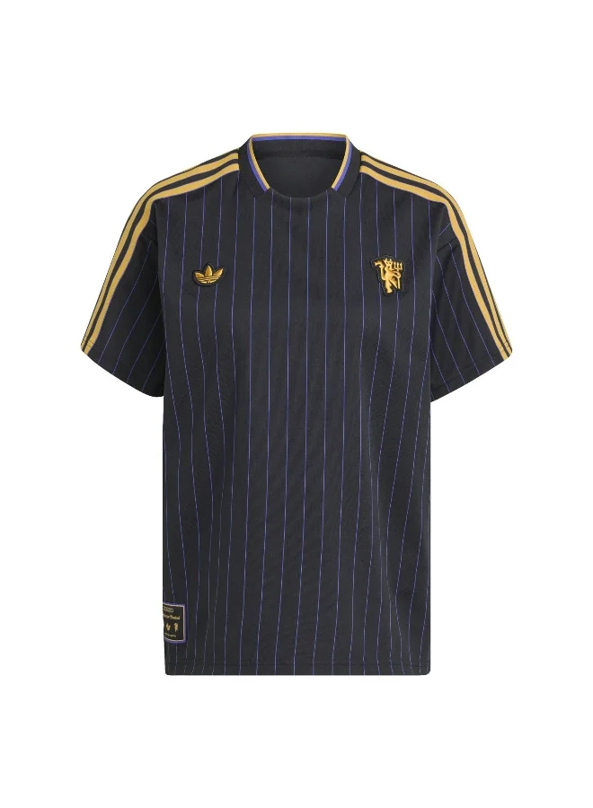 Adidas Adidas Mufc Icon Jsy Black Jersey (Short Sleeve) Jerseys For Unisex