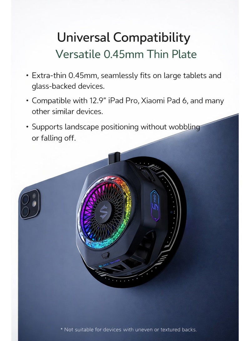 بلاك شارك صفيحة مغناطيسية حرارية من بلاك شارك لمبردات الايباد – قطعة كبيرة مع لاصق قوي – متوافقة مع مبردات الايباد والملحقات المغناطيسية - Image 3