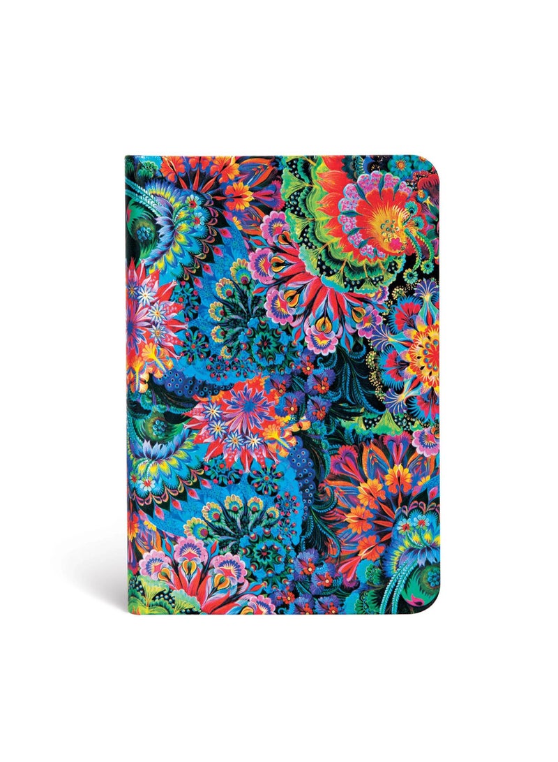 Paperblanks Moonlight Olena’s Garden Mini Lined Elastic Band 176pages 85gsm Notebook - Image 1