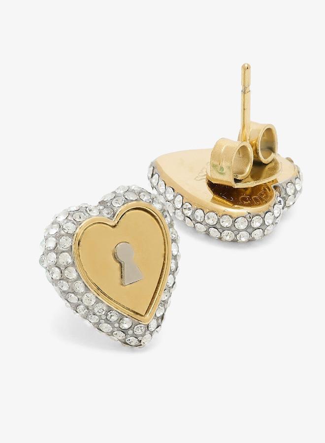 GUESS Heart Stud Earrings - Image 2