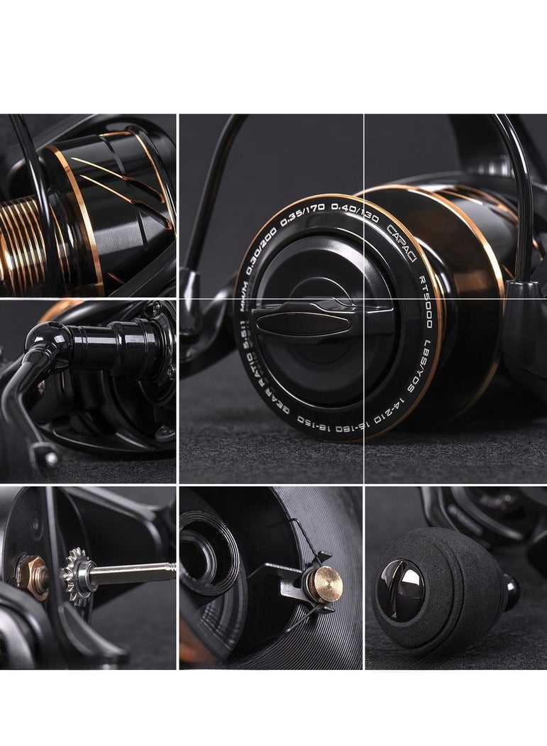 CAPACI RT Series Metal Rocker Arm Fishing Line Wheel Marine Fishing Gear - Image 5