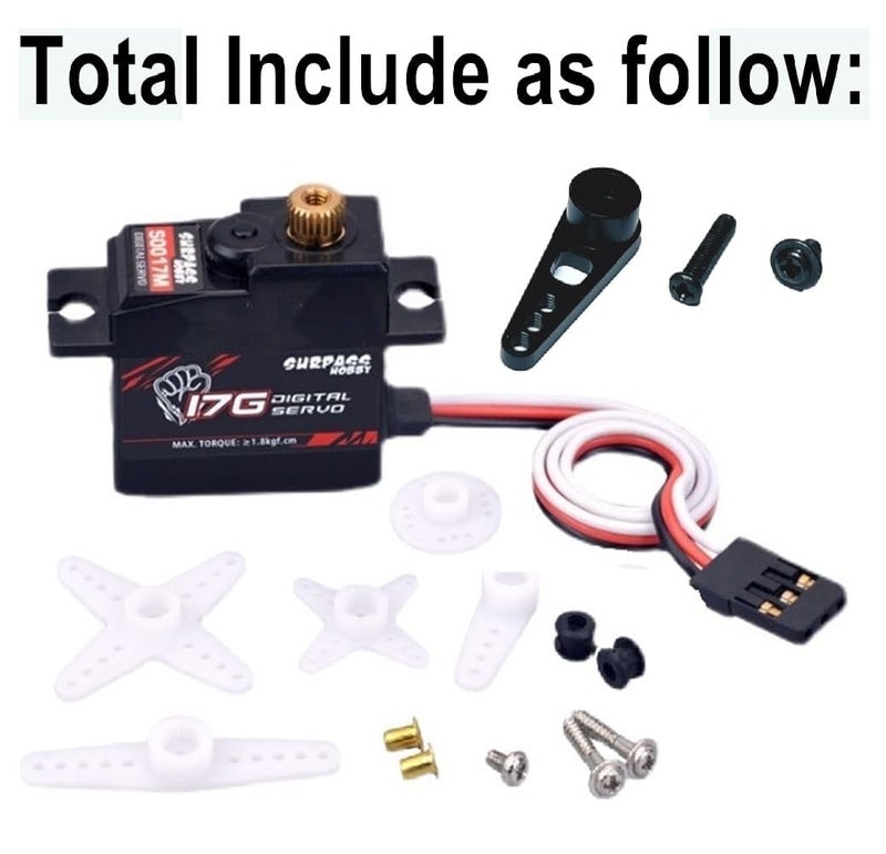 ZDingTech Upgrade Metal Servo + Metal Servo Arm Parts for MJX Hyper Go Servo 16701,for Hyper Go H16BM Upgrade Servo,for Mjx Hyper Go H16 H16GT Servo Parts,H16DR,16207 16208 16209 16210 Servo. - Image 4