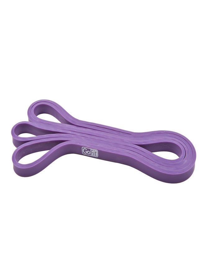 GoFit Pro Super Band 20-35lbs Durable Resistance Bands for Strength Training, Pilates, Stretching, Home Workouts, and Full-Body Exercise, Purple - Image 1