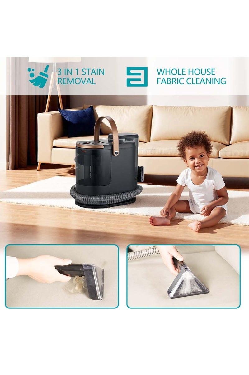 DOSCHER Portable Carpet Cleaner Machine | 15KPa Suction Power | Upholstery Spot Shampooer for Pets, Car Seats, Furniture & Home - Image 4