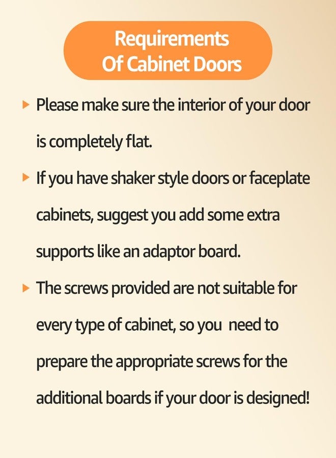 RUNMI Pull Out Trash Can Under Cabinet, 7-13Gal Cabinet Trash Can Pull Out Kit with Door Mounting Kit,Under Sink Garbage Can Pull Out for Kitchen-Waste Bin Not Included - Image 2