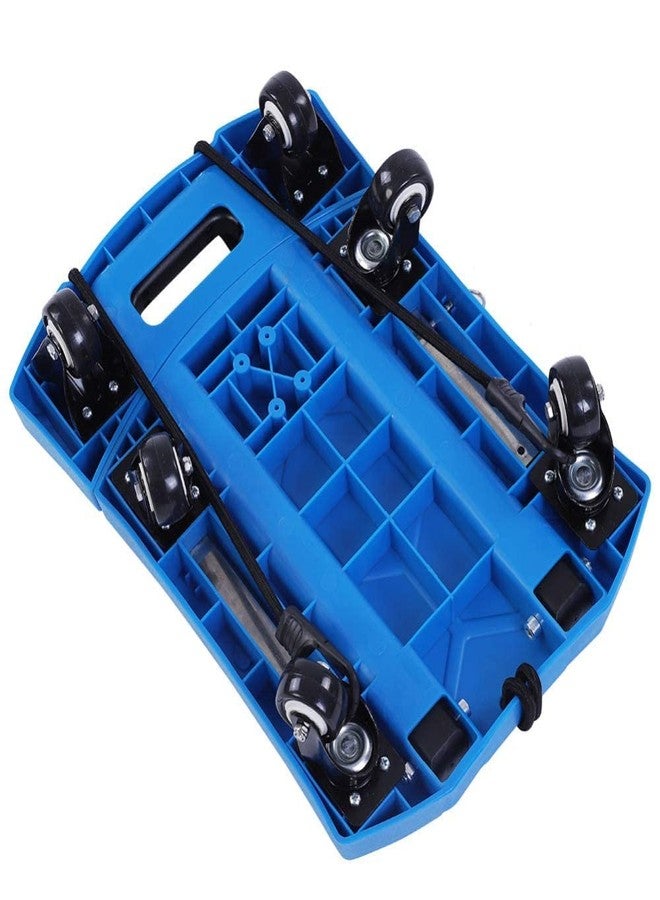 Dhavl Foldable Platform Trolley Hand Truck Folding 150kg Capacity Luggage Cart with 6 Wheels for Luggage Personal Travel Auto Moving and Office Use Platform Trolley for Lifting Heavy Thing - Image 4