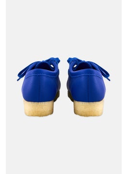 clarks Women Standard Wallabee Lace Up Shoes, Blue  - Image 2