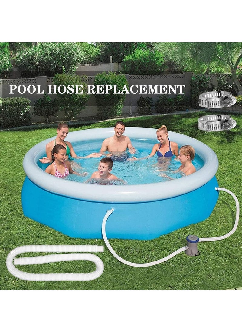 SYOSI - Swimming Pool Replacement Hose Kit, Pool Filter Replacement Hose for Above Ground Pools, Compatible with filter Pump 300 GPH, 330 GPH, 530 GPH, and 1000 GPH - Image 1