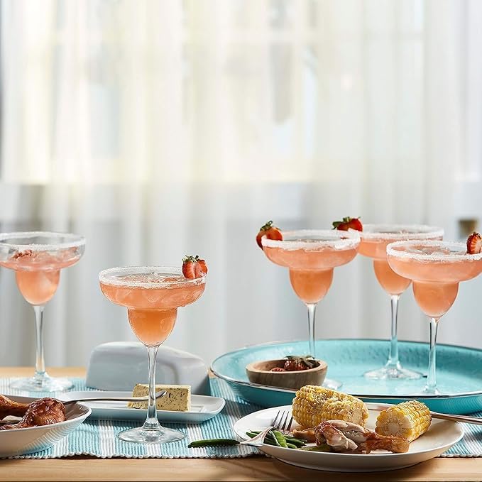 Click Sale Click Sale Margarita Glasses Margarita Cocktail Glasses 190 ml Clear Daiquiri Glasses for Parties Classic Cocktail Drinking Glasses for Frozen Drinks Clear 2  - Image 4