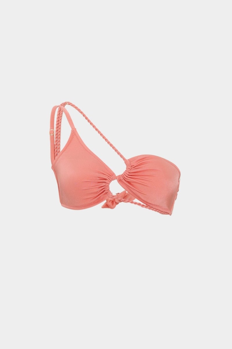 Açelya Okcu Azalea Okcu Premium Asymmetric Freya Slim Fit Women's Bikini Top 