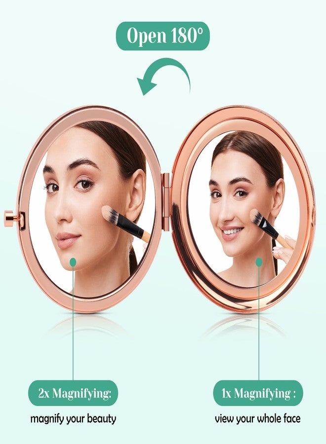 Mikela Funny Retirement Gift for Woman Compact Mirror Happy Retired Gifts Retirement Gifts for Teacher Nurses Boss Friends Mom Grandma Coworker Farewell Leaving Going Away Gift Makeup Mirror Pocket Mirrors - Image 3