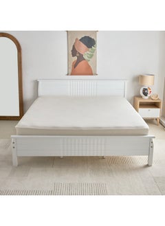 Home Box Essential King Cotton Fitted Sheet 180 x 200 x 36 cm  - Image 3