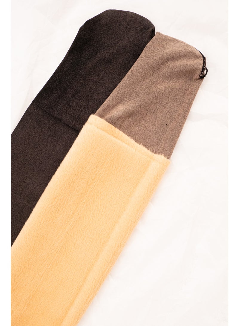 JUSTEVER Thermal Recovery Fleece Plush Winter Tights Black Women's Panties Socks - Lyra - Image 5