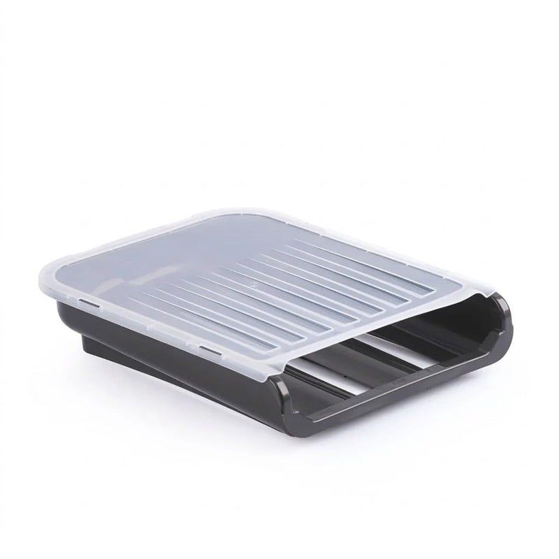 Plastic Egg Container, 18 Eggs Container, Airtight Lid and Plastic Divider, Suitable for Refrigerator and Freezer, Easy to Clean (Random Color)