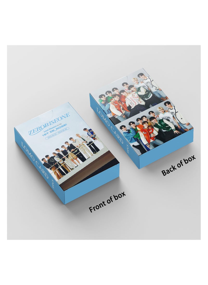 NIBEMINENT 55 قطعة بطاقات لومي كيبوب زيروبيسوان لجمع الهدايا لمحبي المعجبين