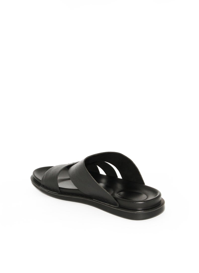 Geoomnii Arabic Sandals for Men – Traditional Emirati & Saudi Style Sandals | Comfortable Slip-On Leather Sandals | Classic Arab Footwear for Daily Wear, Weddings, and Special Occasions - Image 3