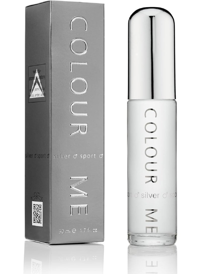 كولور مي عطر كلر مى سيلفر سبورت للرجال 50 مل - Image 1