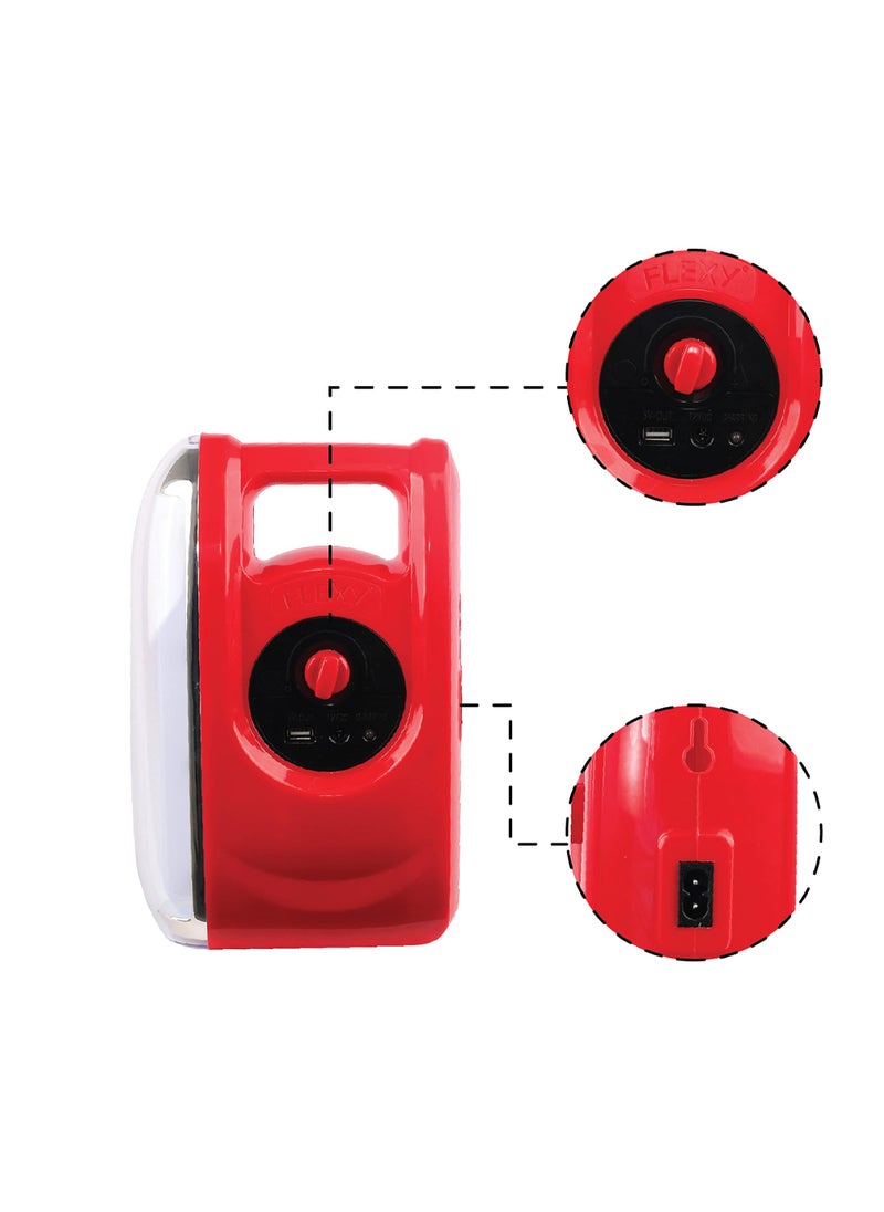 Flexy FLEXY® Rechargeable LED Lantern - Emergency Light for Home, Hiking, Camping - 36 SMD LED, 30 Hours, USB Mobile Charging, 2 Years Warranty, Overcharging Protection  - Image 3