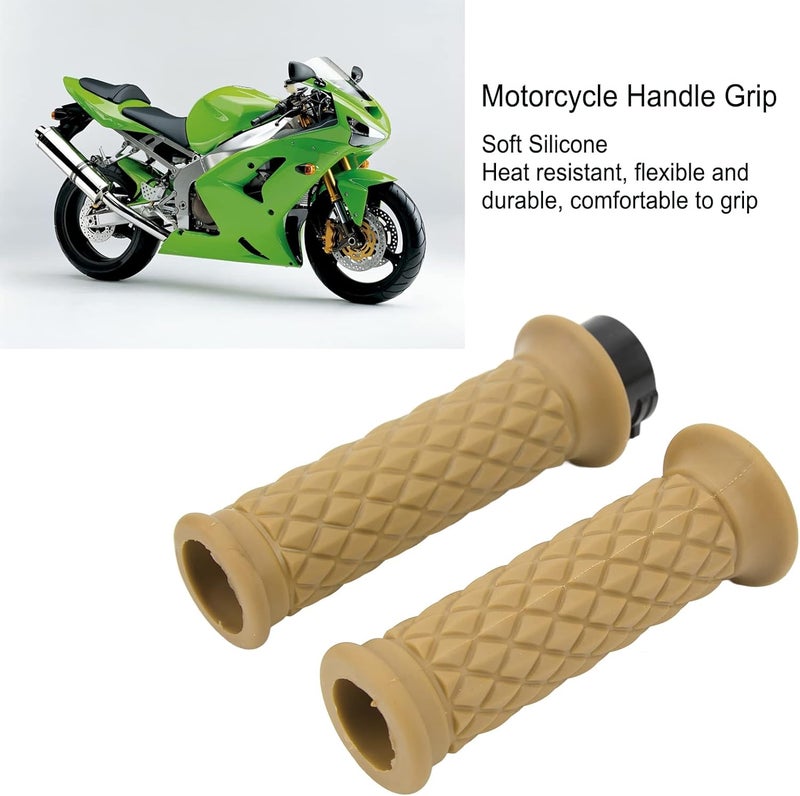 1 Pair Handle Grip 25mm, Handle Replacement for CBR600RR CBR1000RR, Soft Sile Slip Hand Grip, Enhanced Throttle Performance for - Image 4