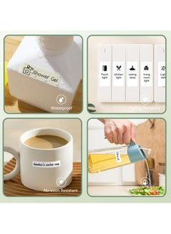 NIIMBOT D110 Label Printer Thermal Label Maker Machine with 1 Roll 15mm*30mm White Tape, Portable Mini Wireless Bluetooth Sticker Printer for Phone Easy to Use for School Office Home Organization Rechargeable Use, Mobile Phone Editable, Printable Width 10-15mm, Green  - Image 5
