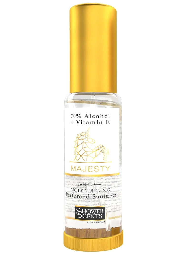 Shower Scents Shower Scents Majesty Moisturizing Perfumed Hand Sanitizer Spray with Glycerin and Vitamin E 30ml