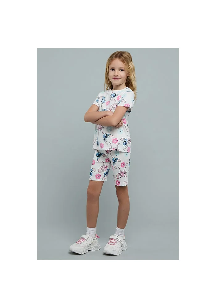 أر أند بي Printed T-Shirt and Shorts Set