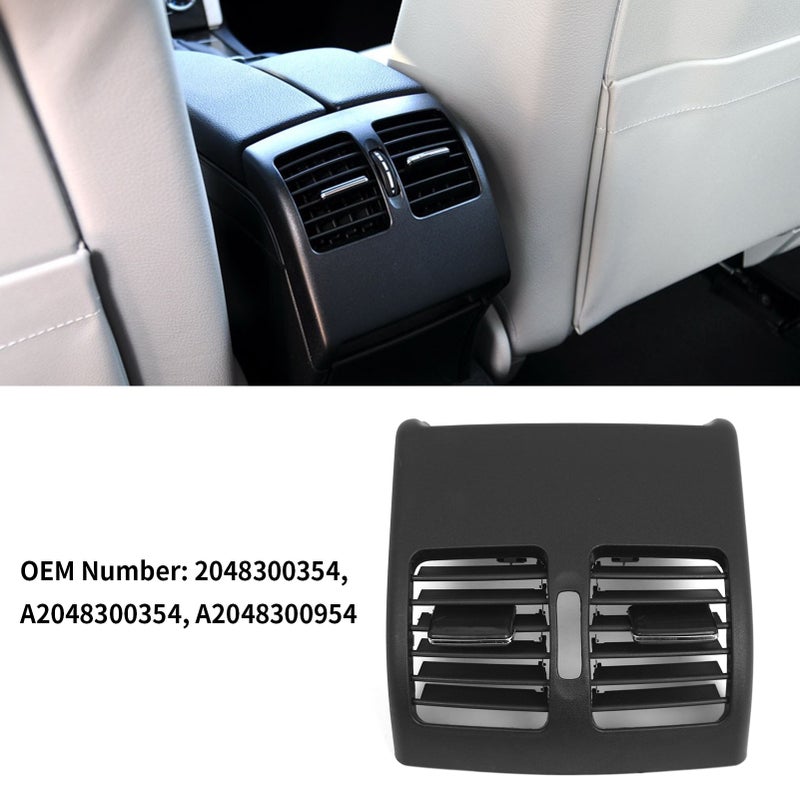 Rear Air Grille, Car Air Conditioning Vent Grille Panel Replacement for Mercedes-Benz W204 C350 C250 C300 E350 C63 AMG 2008-2013, 2048300354, A2048300354, A2048300954 - Image 2