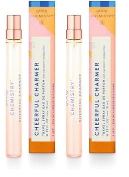 Good Chemistry Cheerful Charmer Eau de Parfume Travel Spray Pack of 2