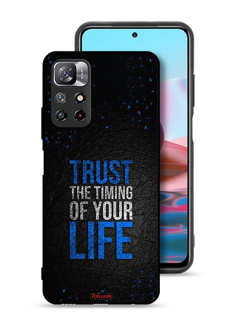 Xiaomi Redmi Note 11 4G Protective Case Cover Trust The Timing Of Your Life