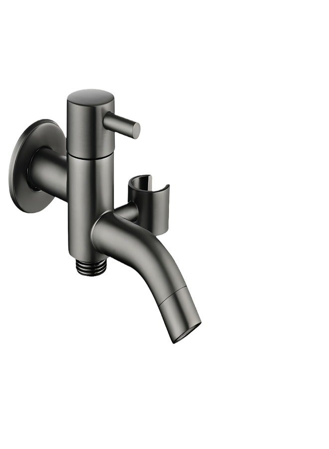 Multi-Function Dual-Use Faucet with High-Pressure Stainless Steel Spray Attachment for Balcony and Bathroom - Image 3
