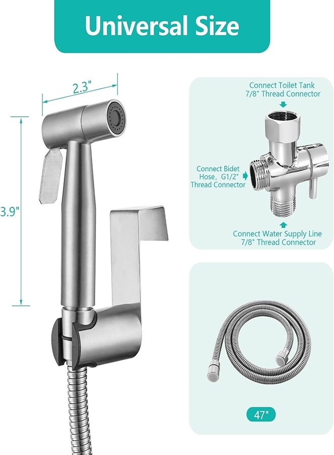 Multi-Function Dual-Use Faucet with High-Pressure Stainless Steel Spray Attachment for Balcony and Bathroom - Image 2