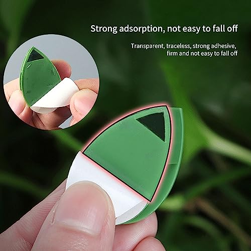 LUOTIVON 72 Pcs Plant Climbing Wall Fixture Clips, Plant Fixer Invisible Wall Vines Fixing Clips with 72 Pcs Acrylic Adhesive Sticker, Self-Adhesive Hook Plant Vine Support Holder - Image 3